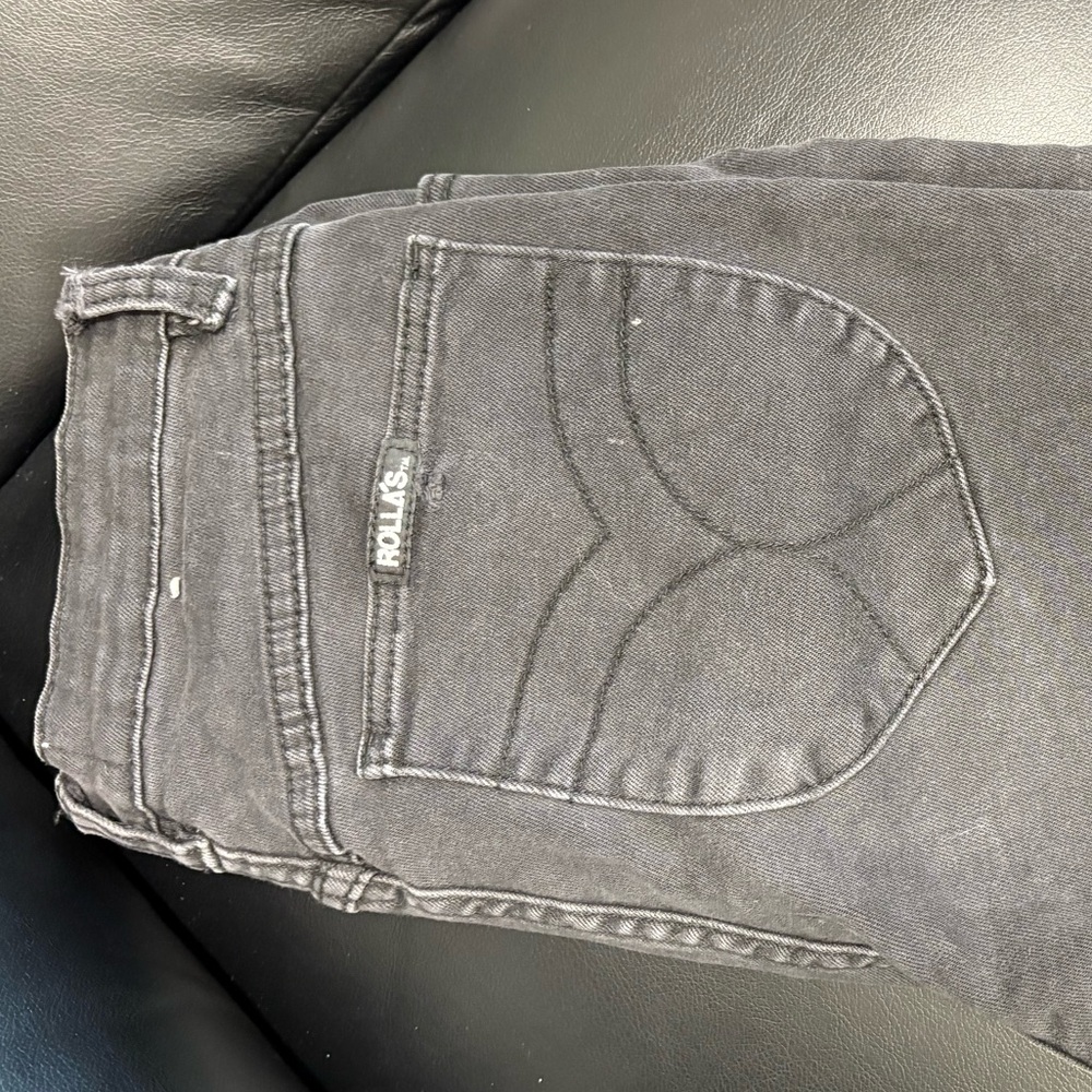 ROLLA'S Dark Gray High Rise Jeggings